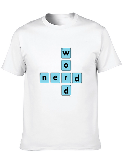 Word Nerd Graphic T-Shirt - Black Cotton Tee