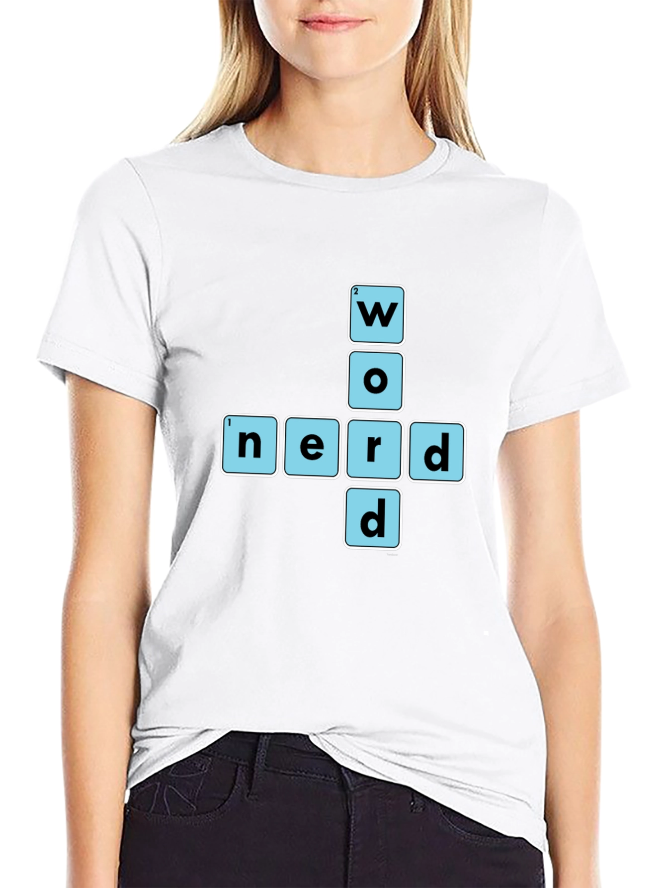 Word Nerd Graphic T-Shirt - Black Cotton Tee