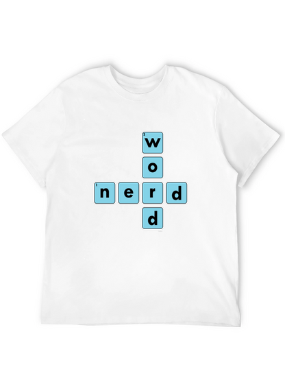 Word Nerd Graphic T-Shirt - Black Cotton Tee