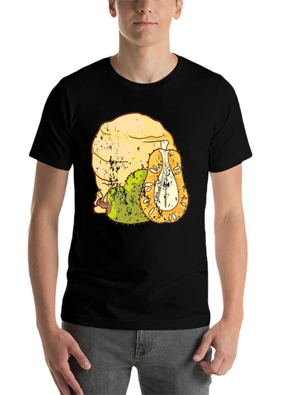 Jackfruit Graphic Tee - Unisex Black T-Shirt
