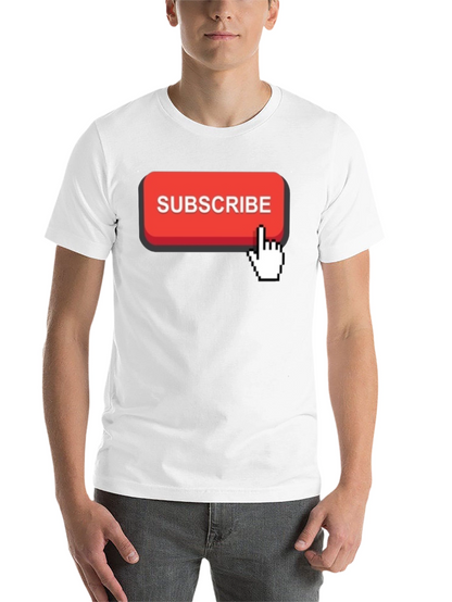 Subscribe Button Graphic T-Shirt