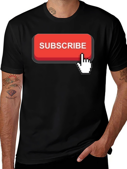 Subscribe Button Graphic T-Shirt