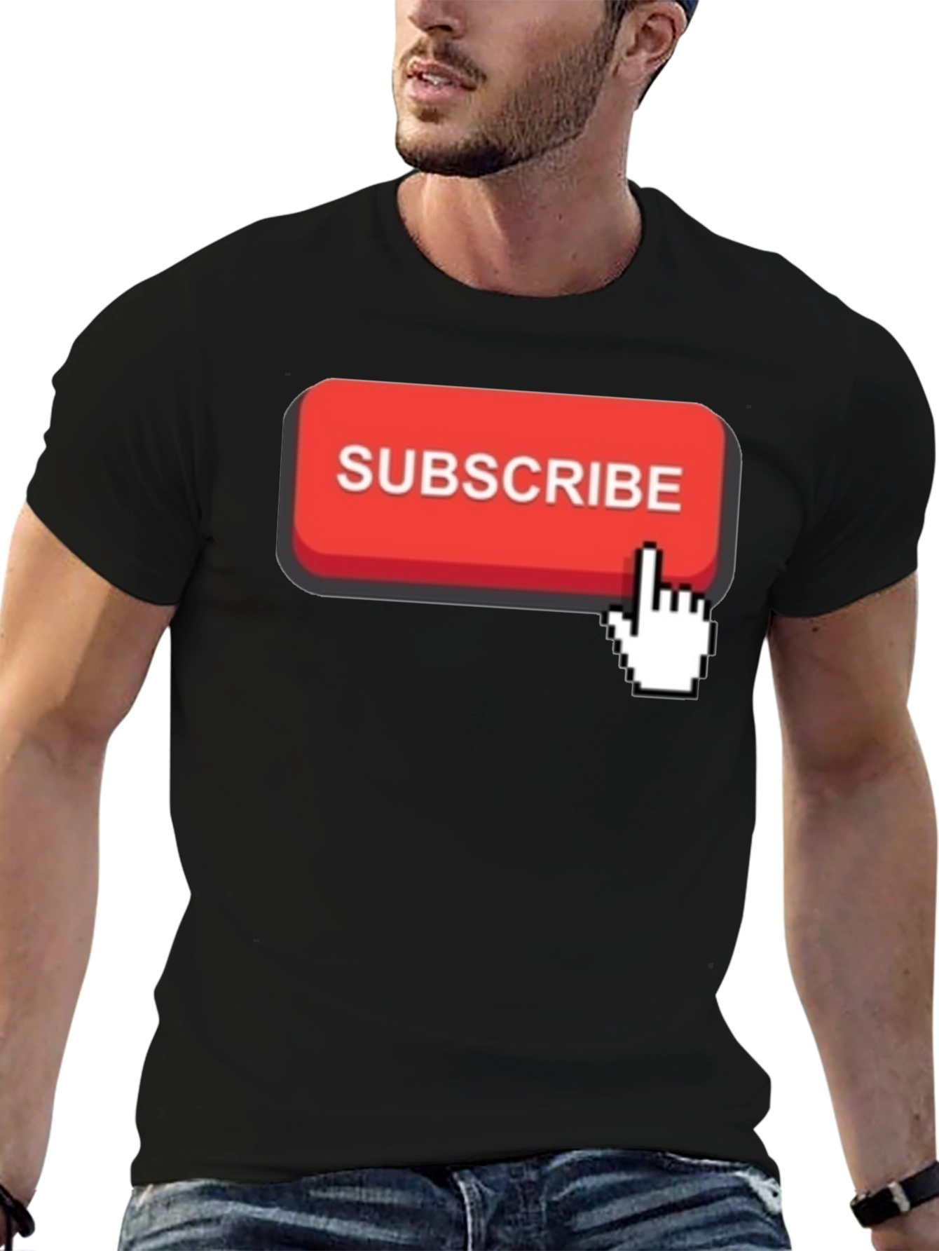 Subscribe Button Graphic T-Shirt