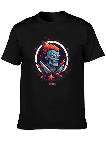 Kaos Graphic Tee - Bold Zombie Design