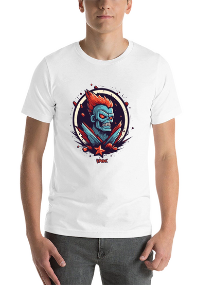 Kaos Graphic Tee - Bold Zombie Design