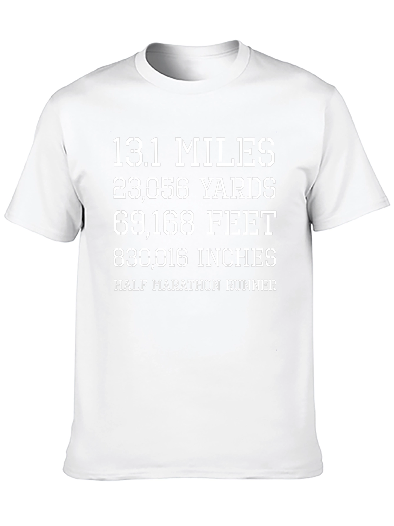 Half Marathon Runner T-Shirt - Distance Conversion