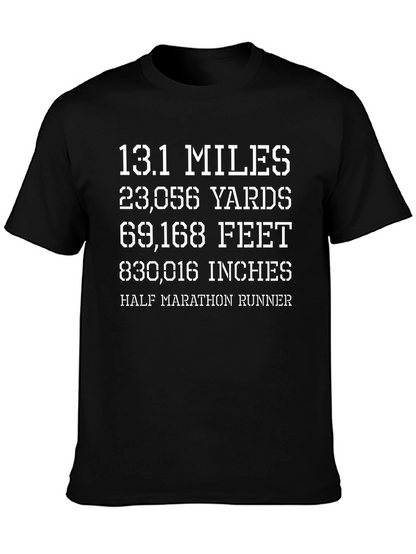 Half Marathon Runner T-Shirt - Distance Conversion