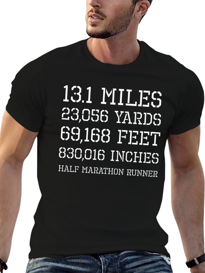 Half Marathon Runner T-Shirt - Distance Conversion