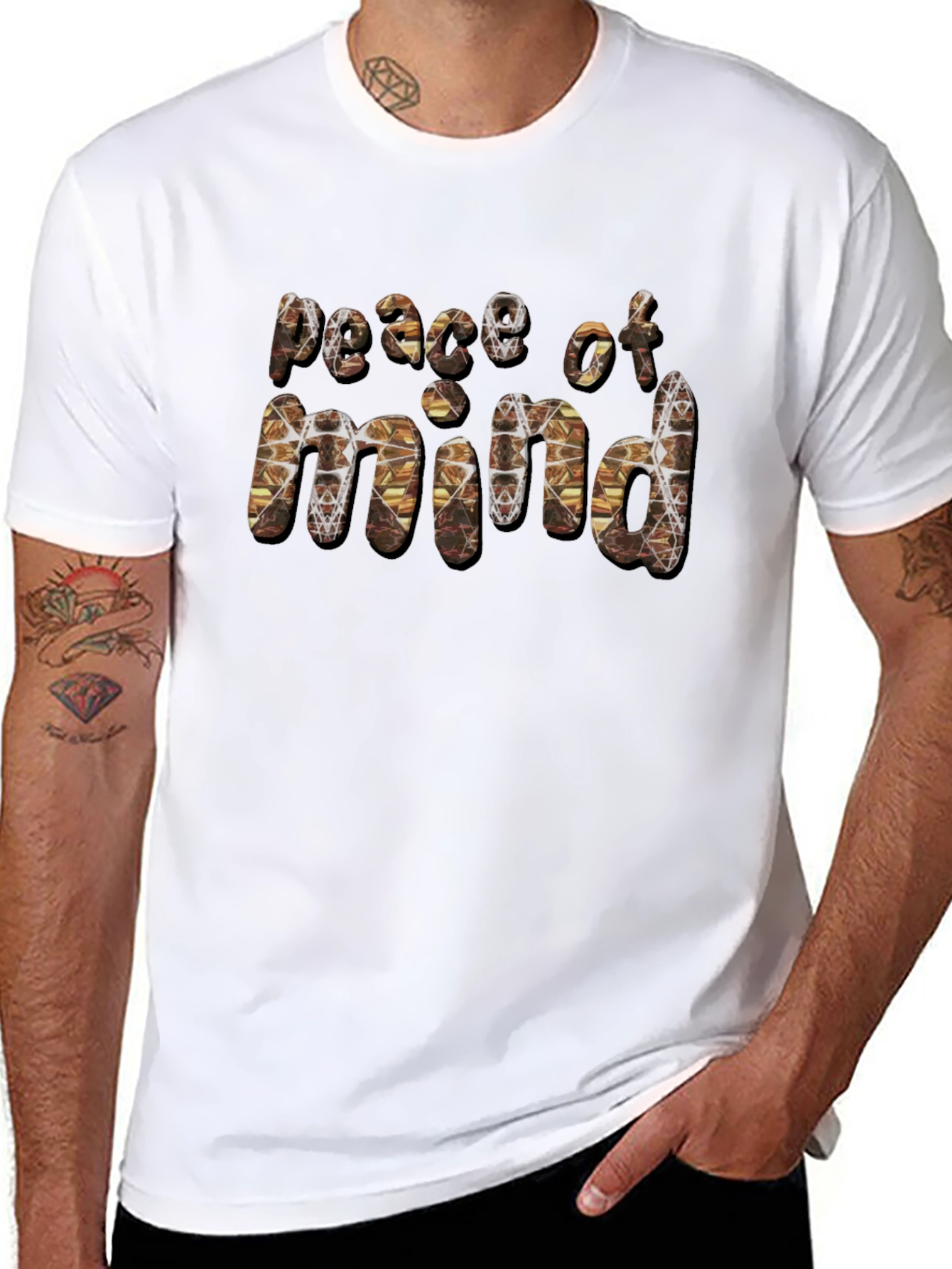 Peace of Mind Graphic T-Shirt - Stylish Comfort