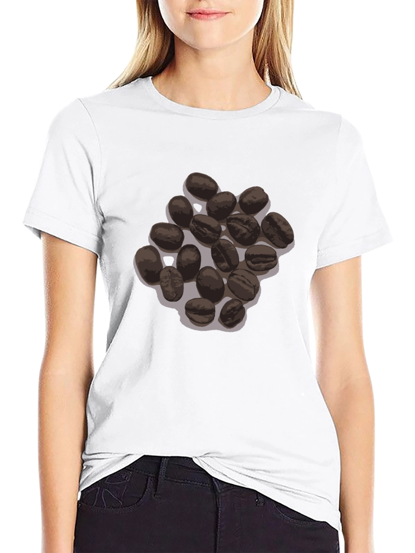 Coffee Bean T-Shirt - Black Graphic Tee