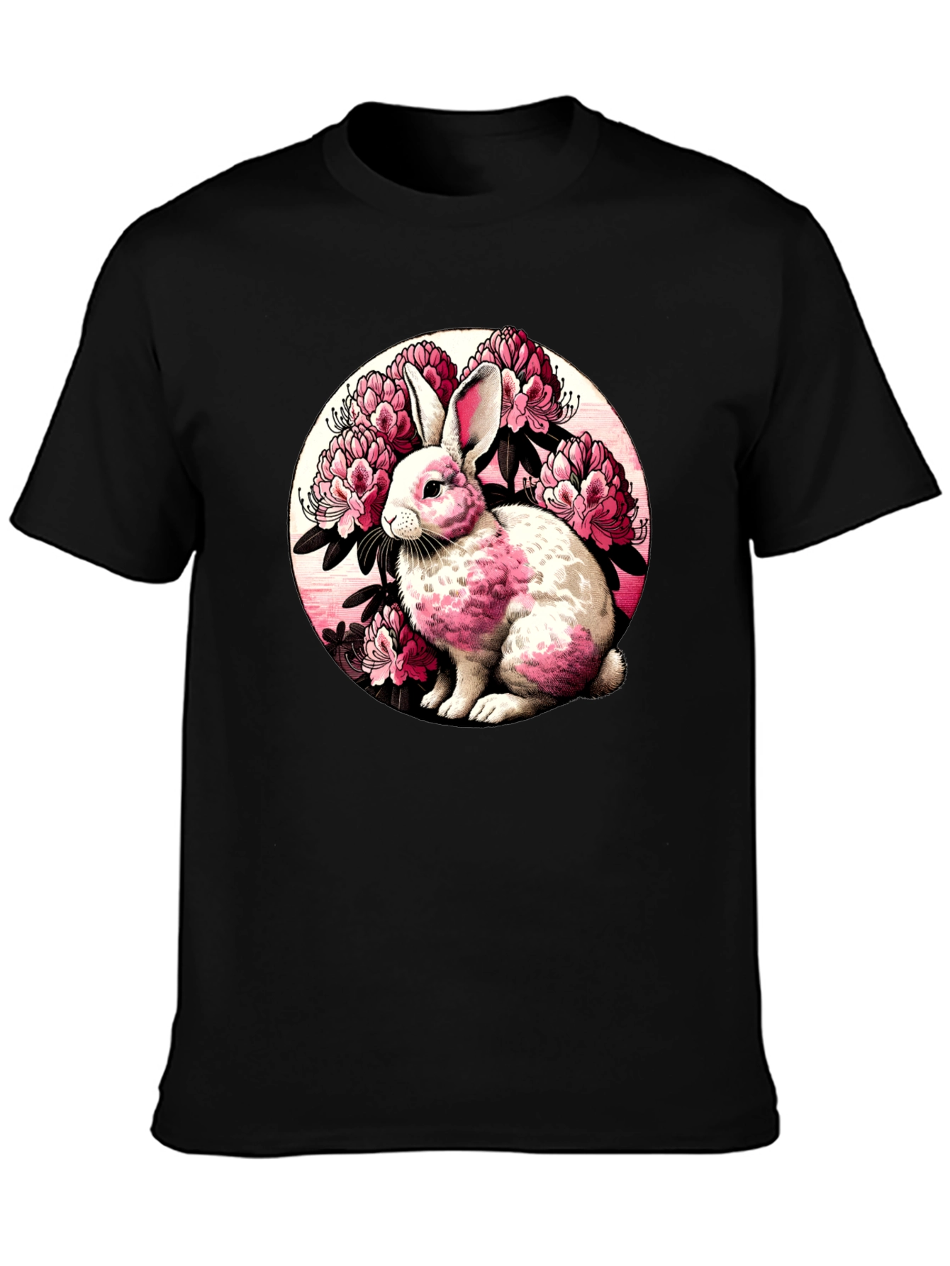 Rabbit Floral Graphic Tee