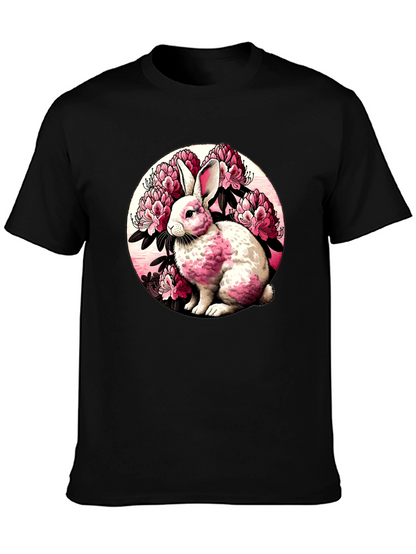 Rabbit Floral Graphic Tee