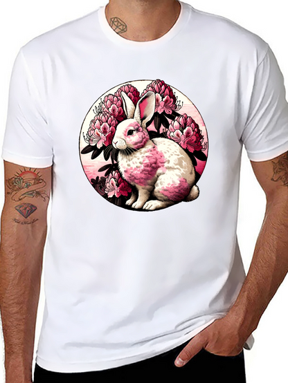 Rabbit Floral Graphic Tee