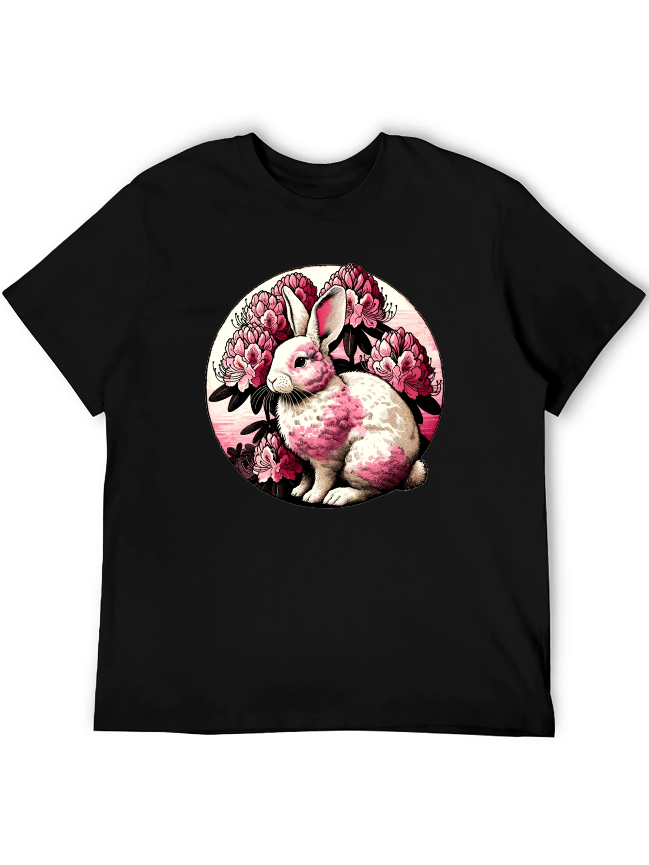 Rabbit Floral Graphic Tee