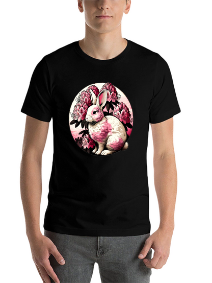Rabbit Floral Graphic Tee