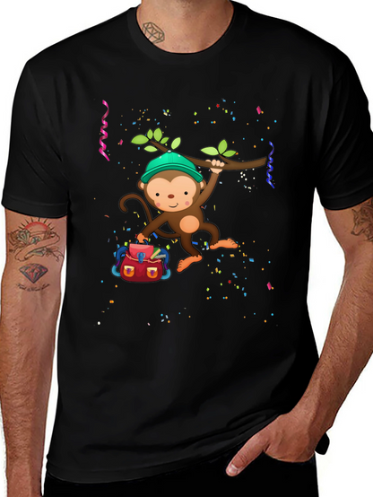 Monkey Graphic T-Shirt