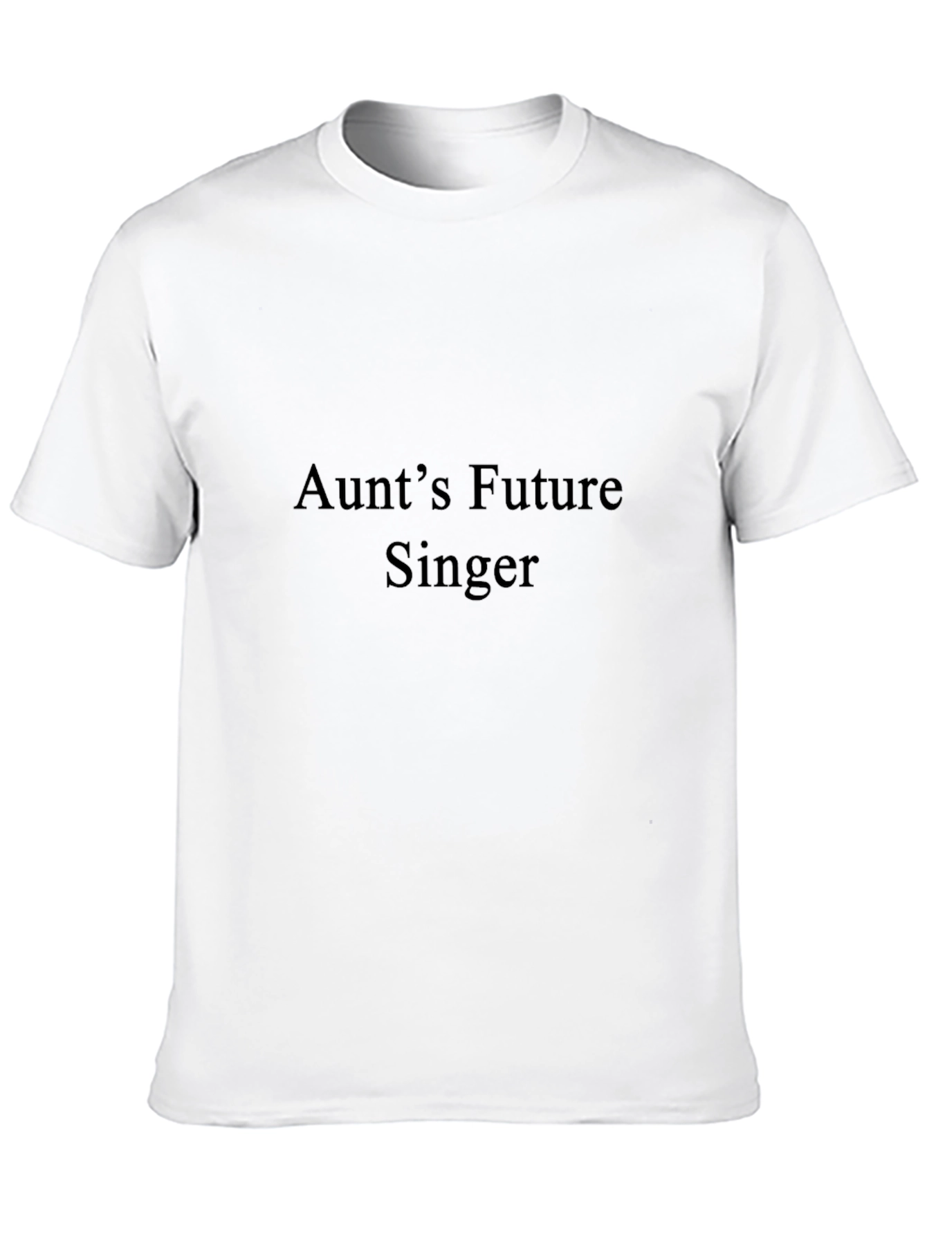 Aunts Future Singer Black T-Shirt