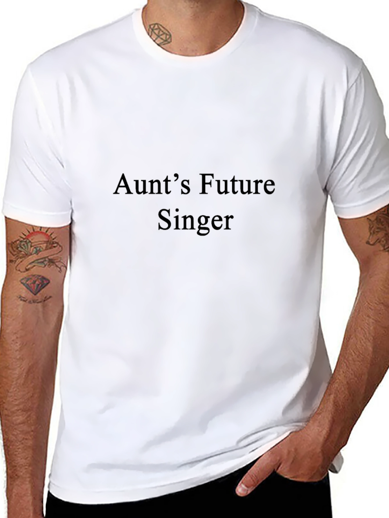 Aunts Future Singer Black T-Shirt