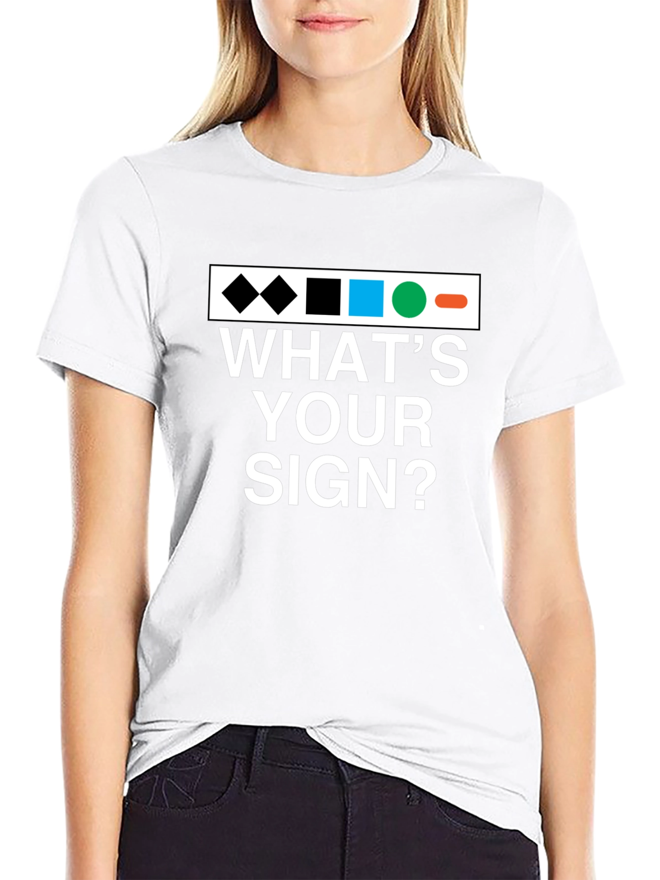 Whats Your Sign T-Shirt - Ski Trail Difficulty