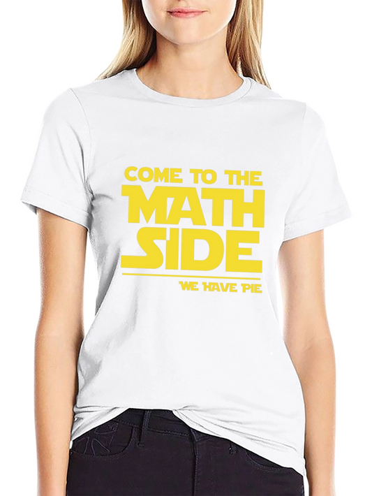 Math Side Pie T-Shirt - Funny Geek Tee