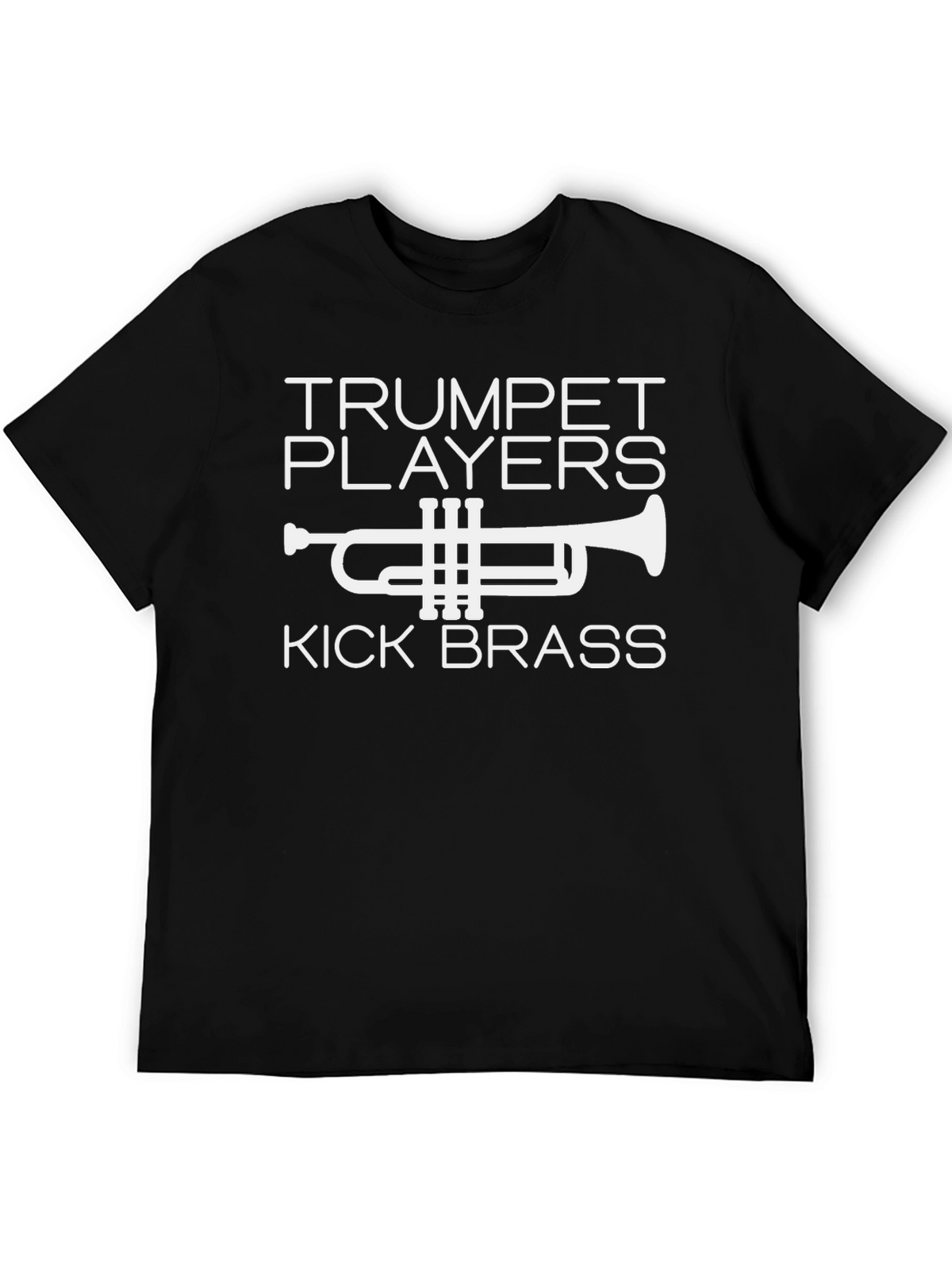 Trumpet Players Kick Brass Black T-Shirt