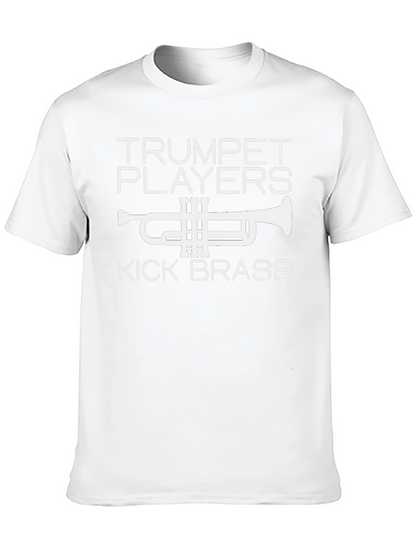 Trumpet Players Kick Brass Black T-Shirt