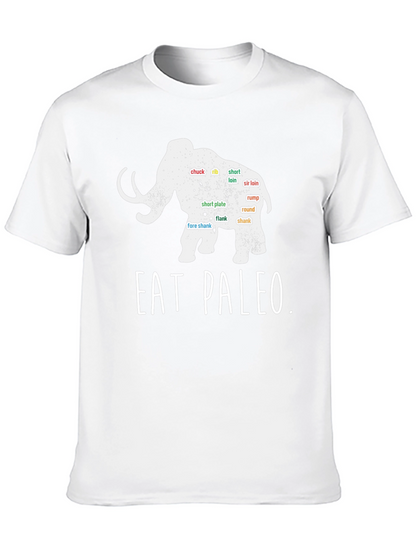 Eat Paleo Mammoth Meat Cuts T-Shirt