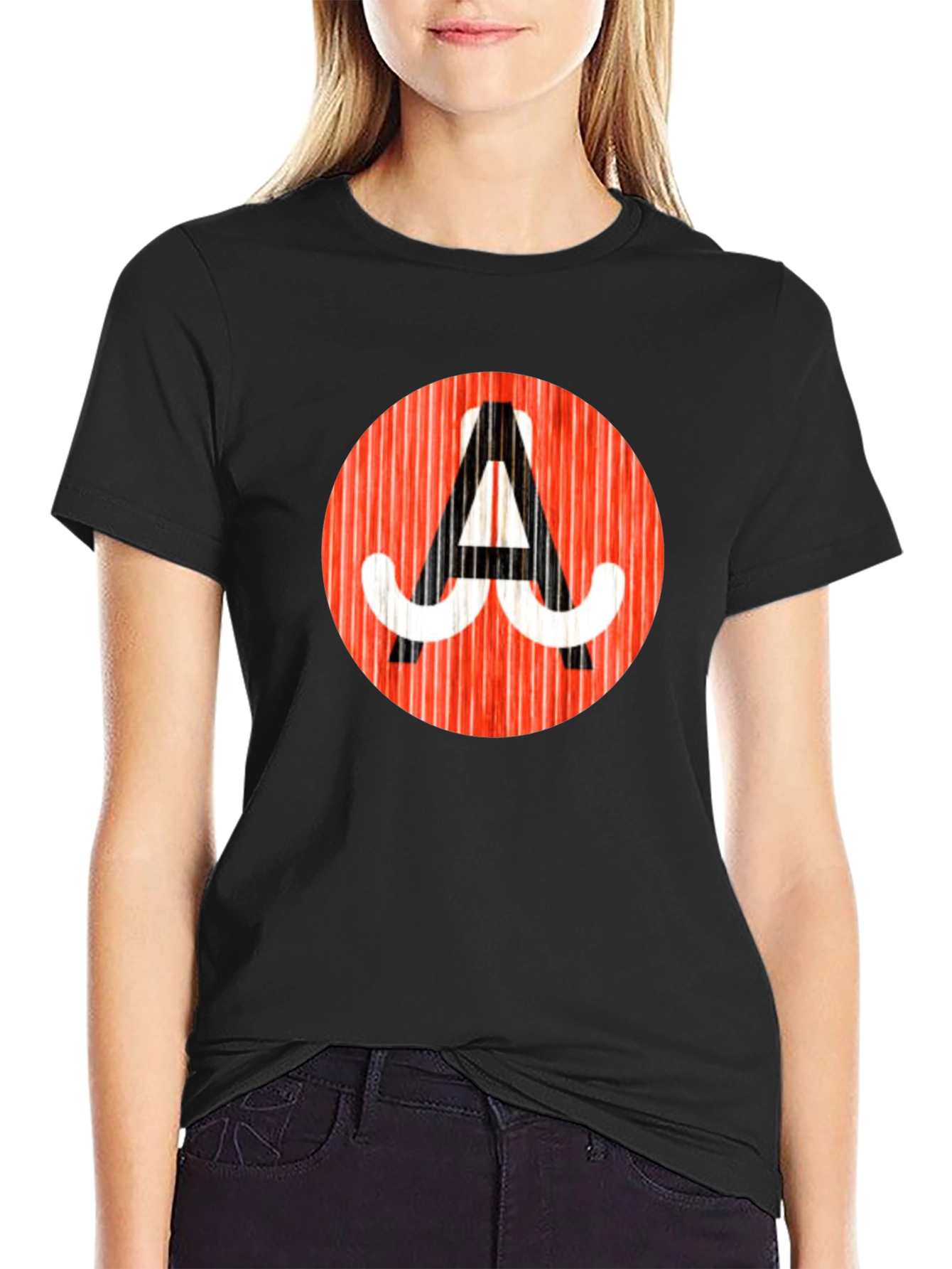 Retro Mustache A Graphic Tee