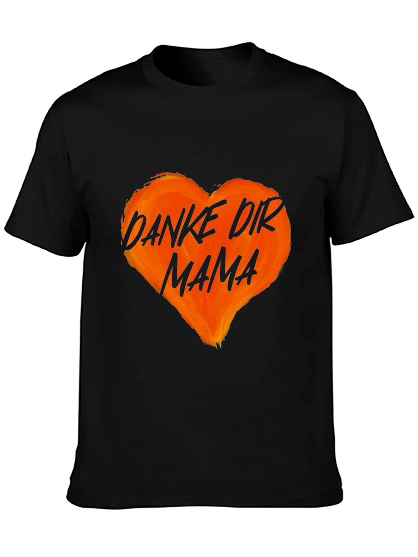Danke Dir Mama Heart Graphic T-Shirt