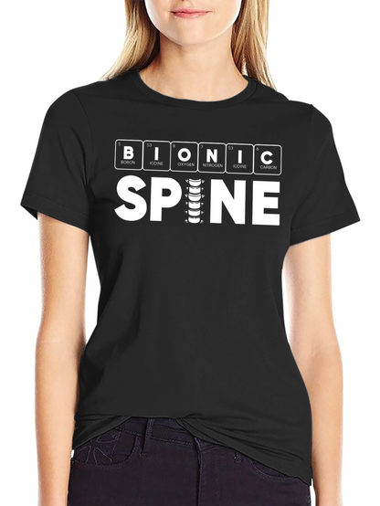 Bionic Spine T-Shirt - Periodic Table Funny Tee