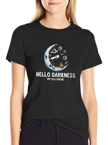 Hello Darkness T-Shirt - Astronomy Tee