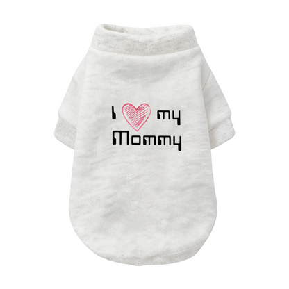 Sweet My Mommy Print Pet Cardigan Sweater