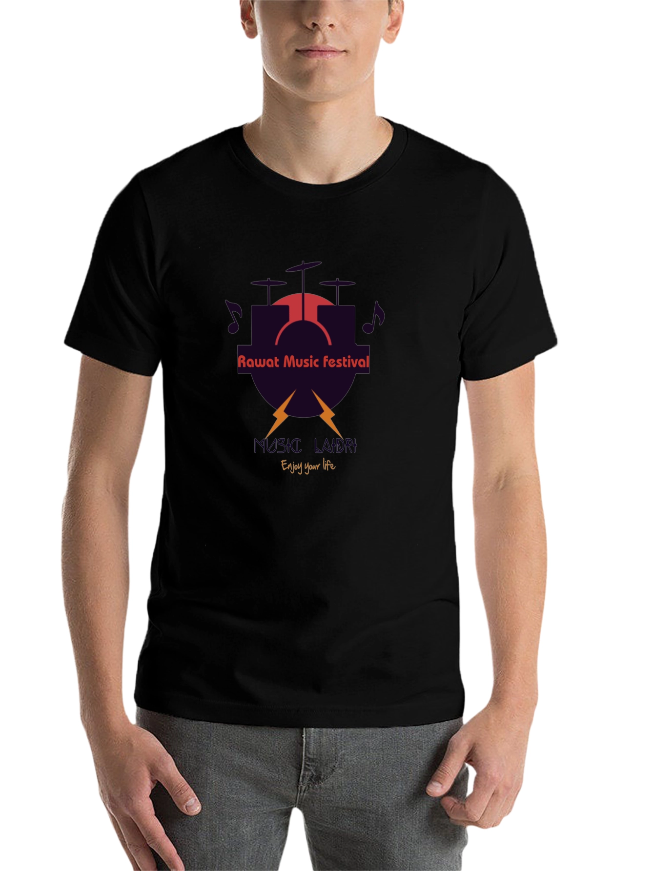 Rawat Music Festival Black T-Shirt