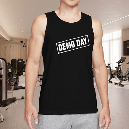 Distressed Stamp Demo Day Construction Crew Men Tank Top