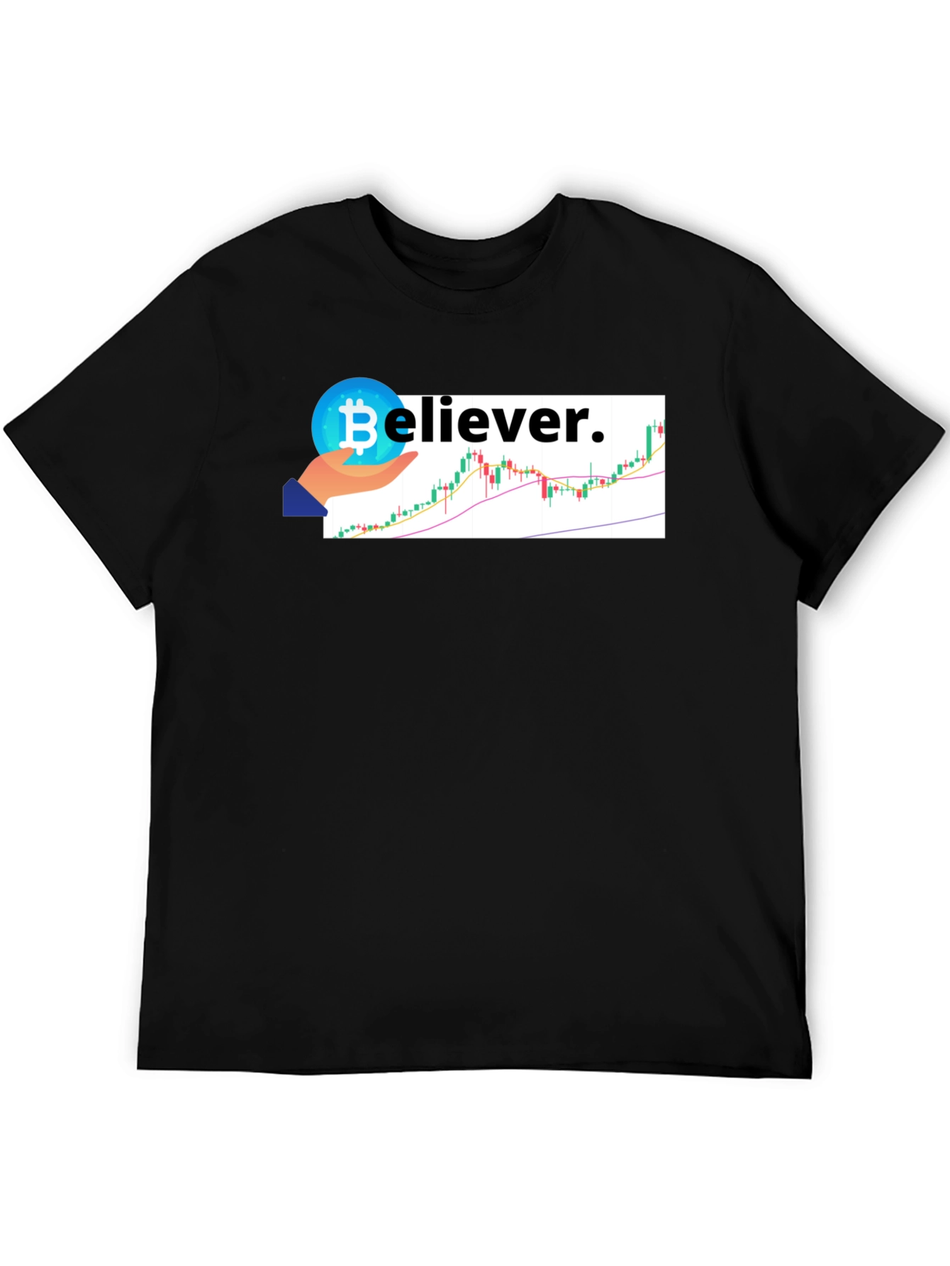 Bitcoin Believer T-Shirt - Crypto HODL Tee
