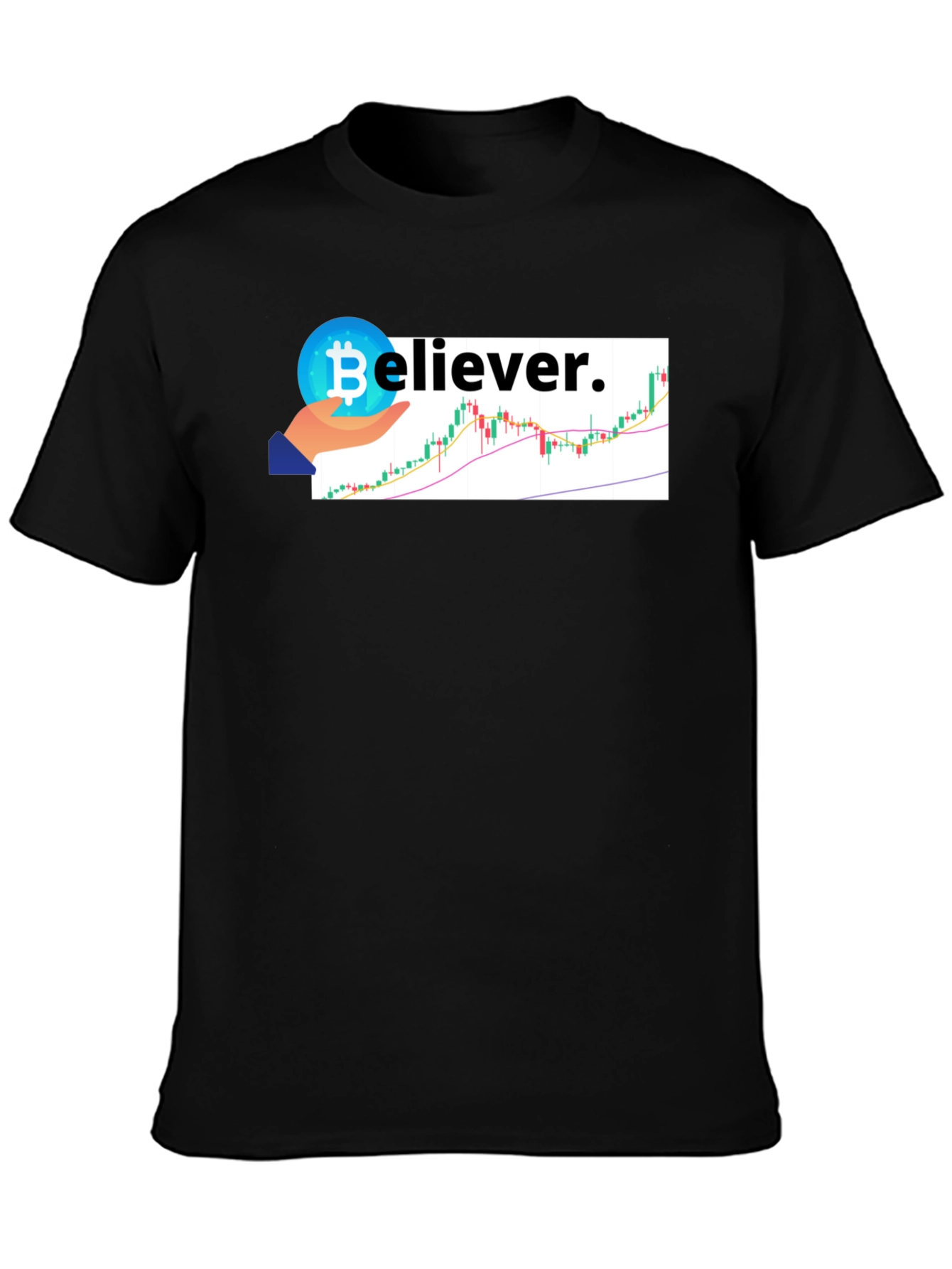 Bitcoin Believer T-Shirt - Crypto HODL Tee
