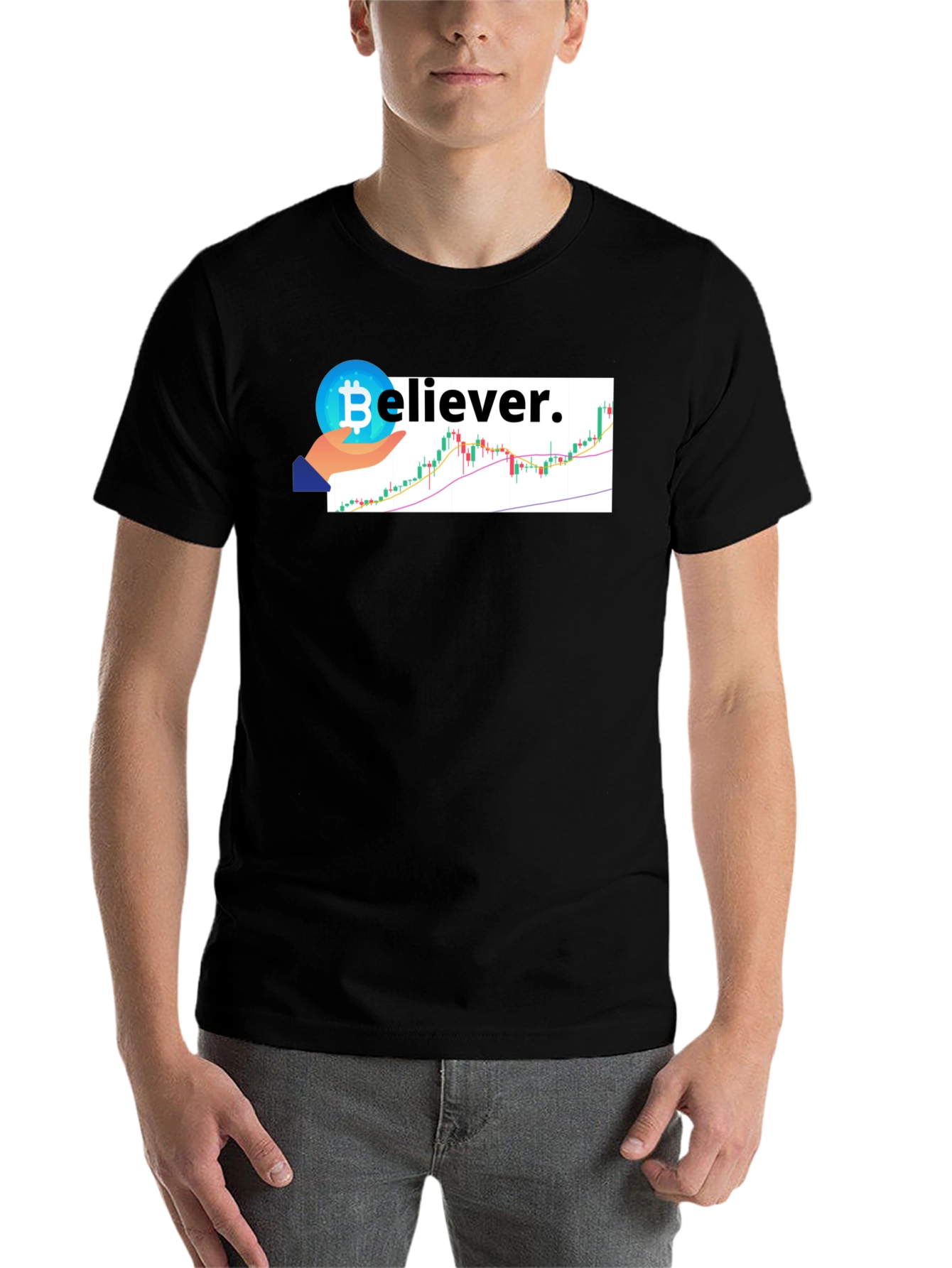 Bitcoin Believer T-Shirt - Crypto HODL Tee