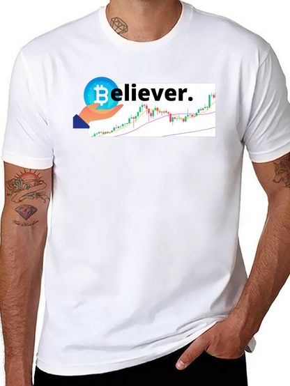 Bitcoin Believer T-Shirt - Crypto HODL Tee