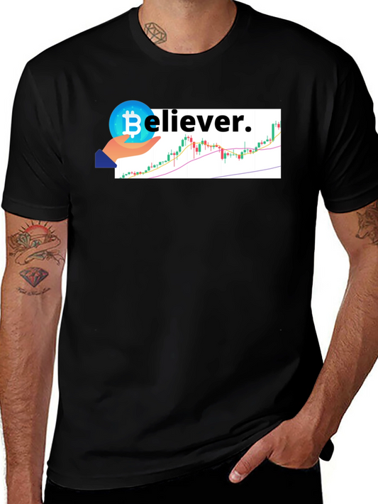 Bitcoin Believer T-Shirt - Crypto HODL Tee