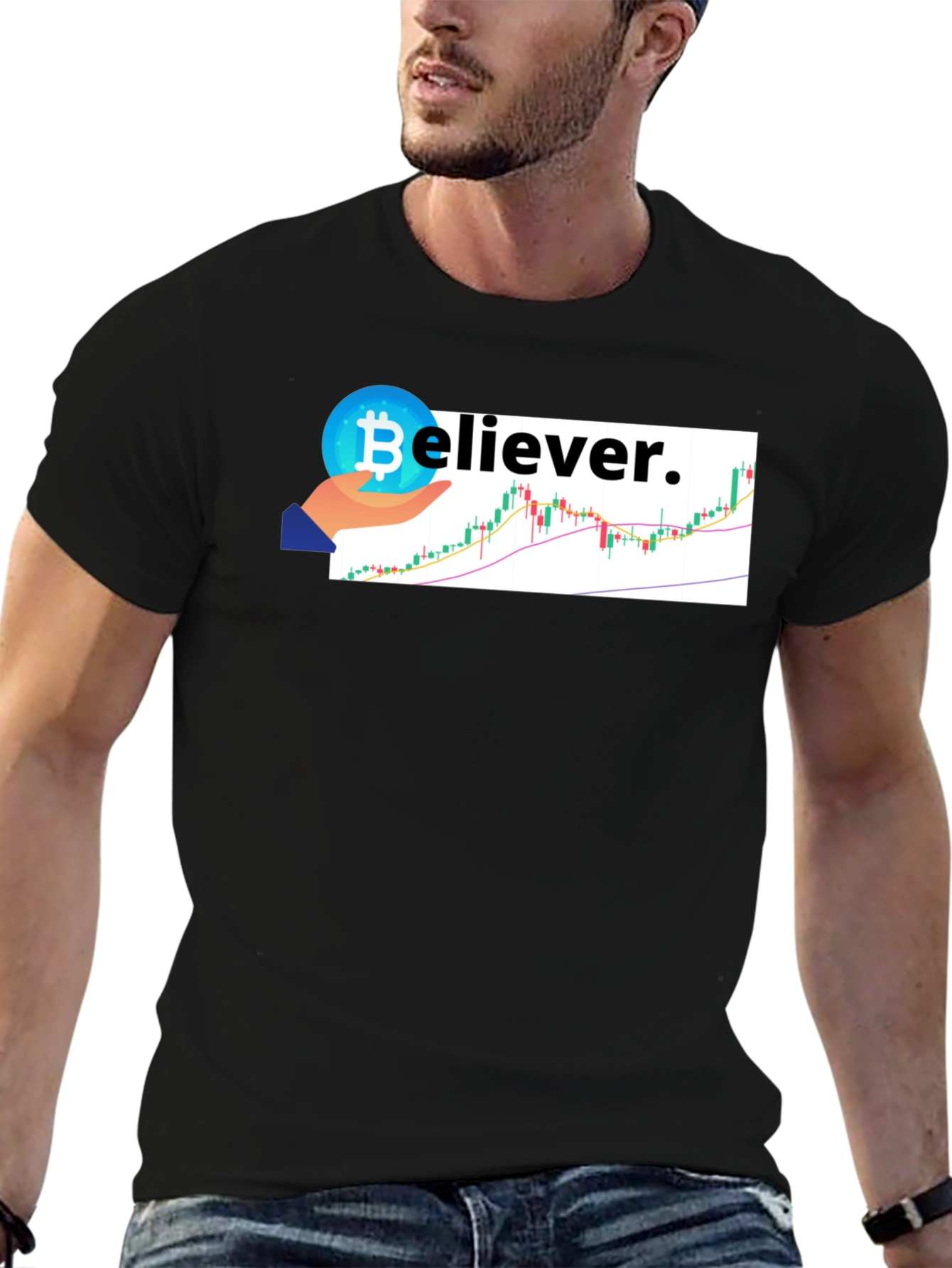 Bitcoin Believer T-Shirt - Crypto HODL Tee