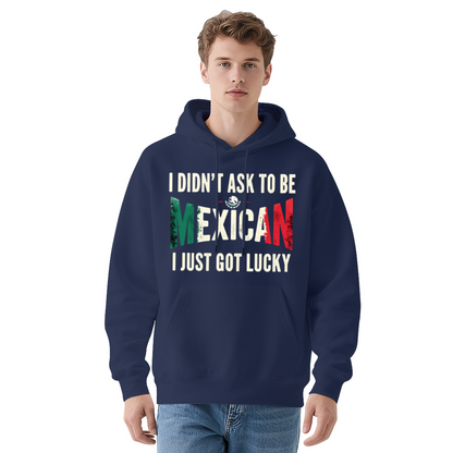 Unisex Multi-Color Hoodie: Lucky Mexican Print, Streetwear Vibe
