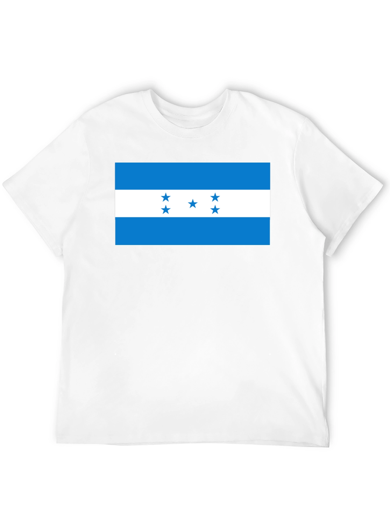 Honduras Flag Graphic Tee - Black T-Shirt