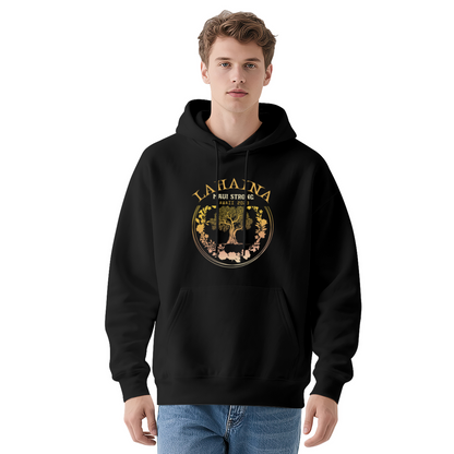 Golden King Crown Streetwear Hoodie, Unisex Comfort Fashion Pullover