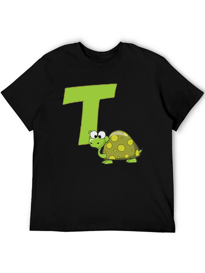 Turtle-rific T-Shirt: Letter T Design