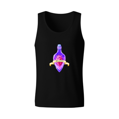 Magic Love Potion Heart Bottle Fantasy Graphic Tank