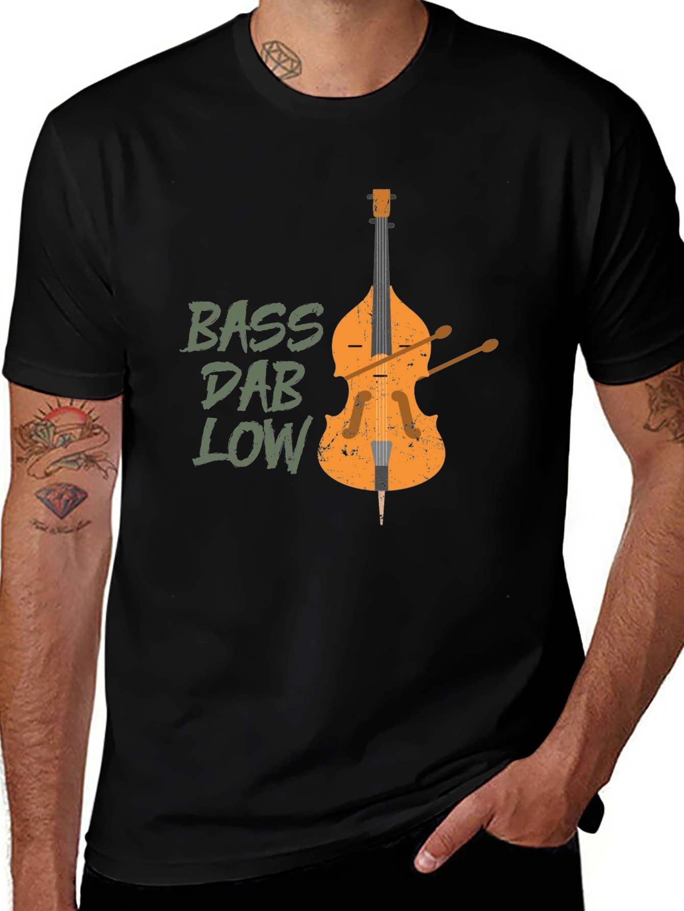 Bass Dab Low Black Graphic T-Shirt
