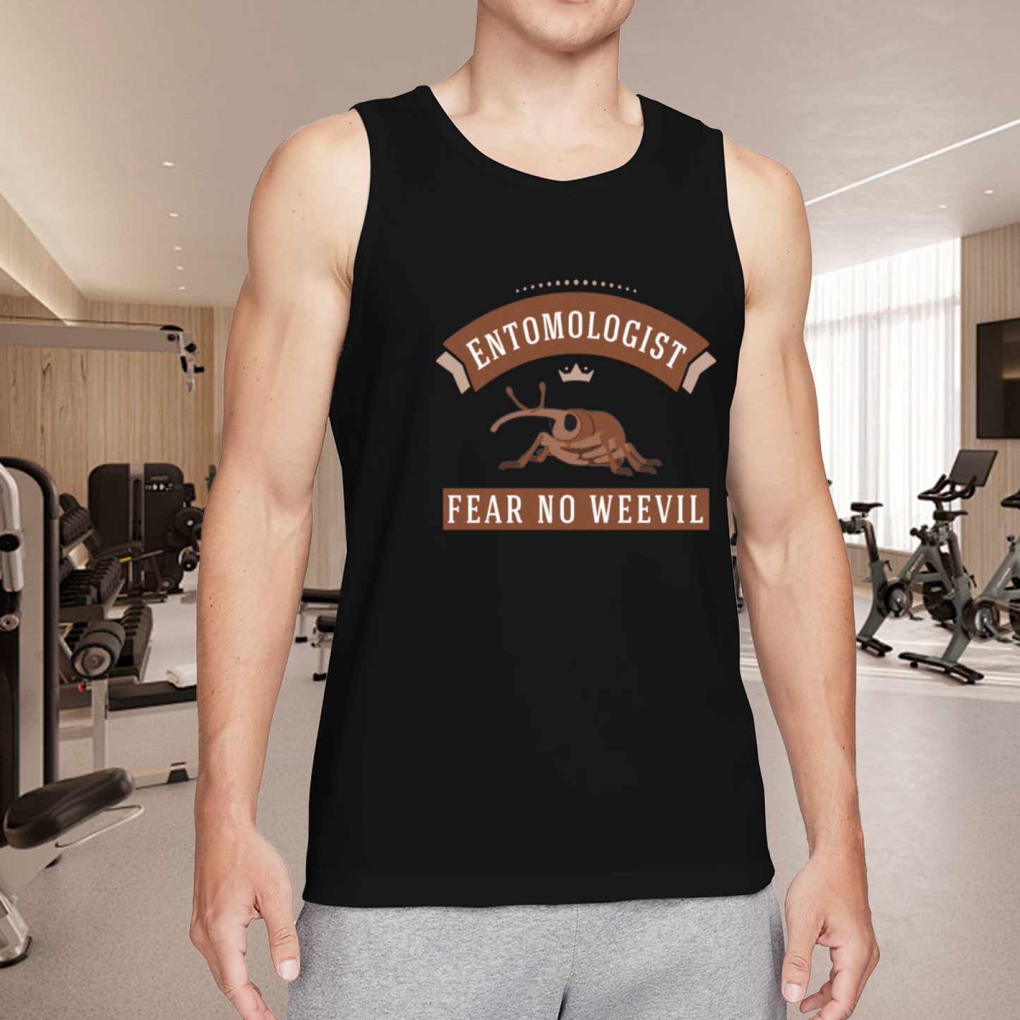 Entomologist Fear No Weevil Bug Lover Funny Insect Tank Top