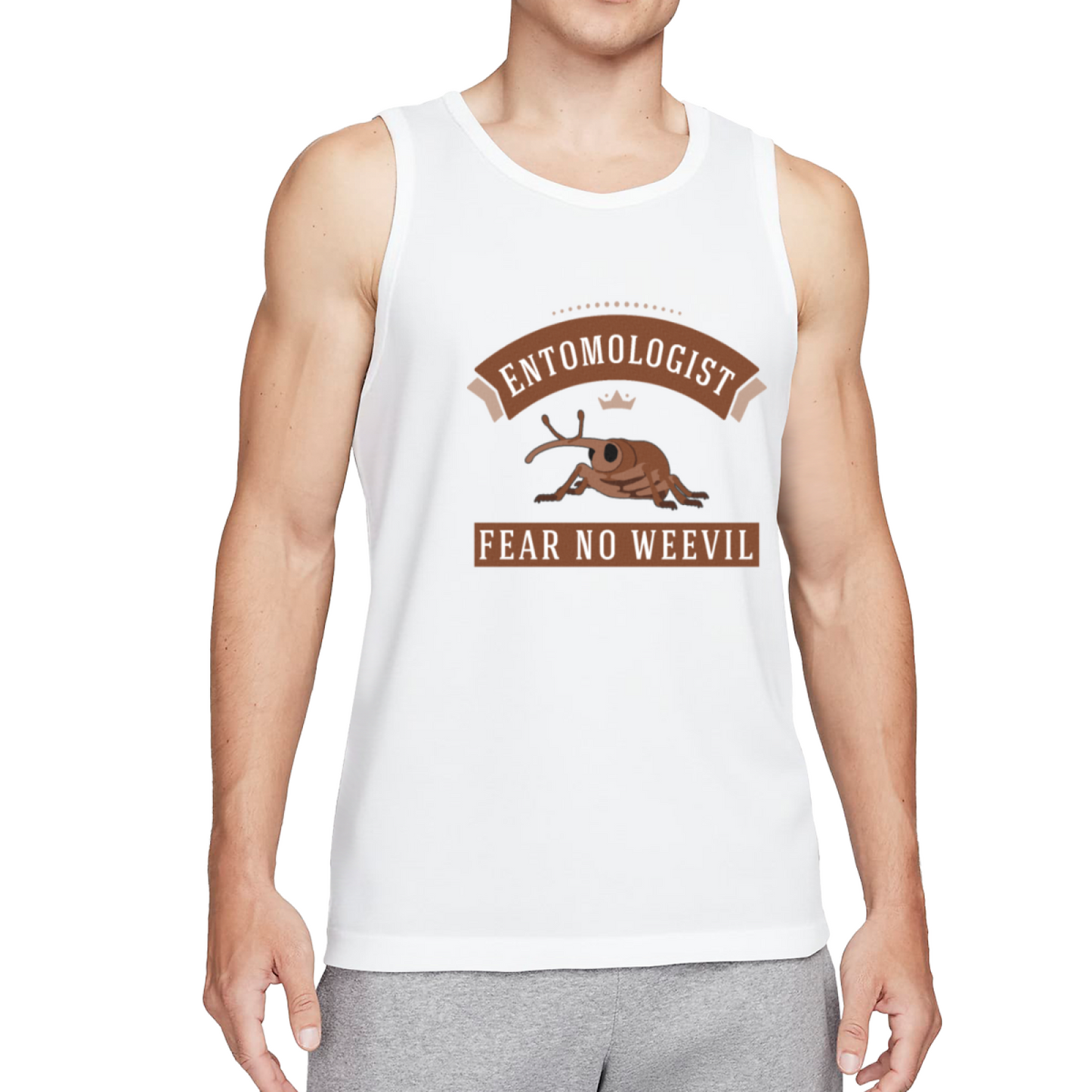 Entomologist Fear No Weevil Bug Lover Funny Insect Tank Top