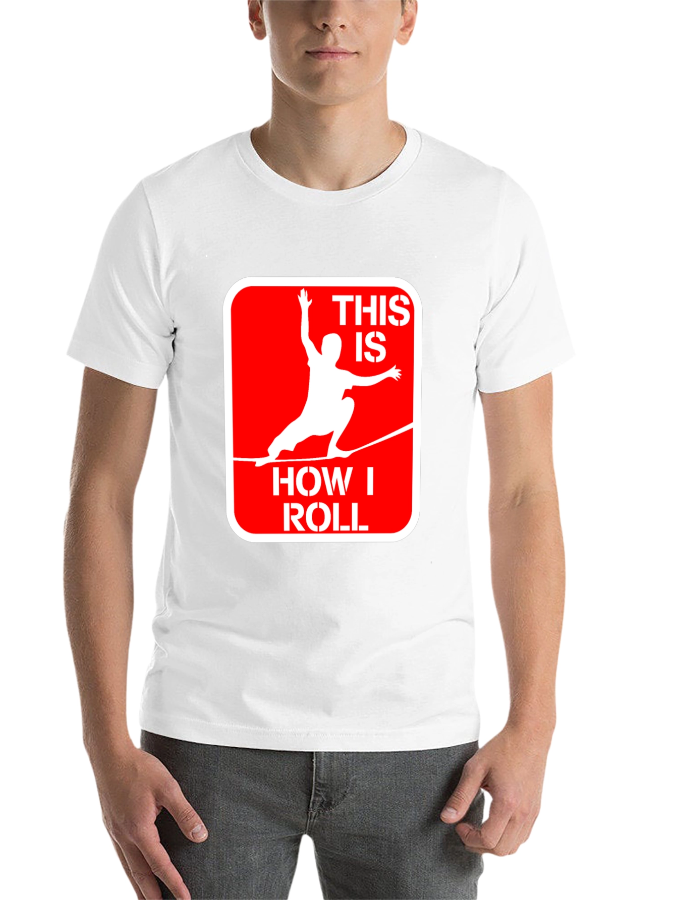 This Is How I Roll Slackline Graphic Tee