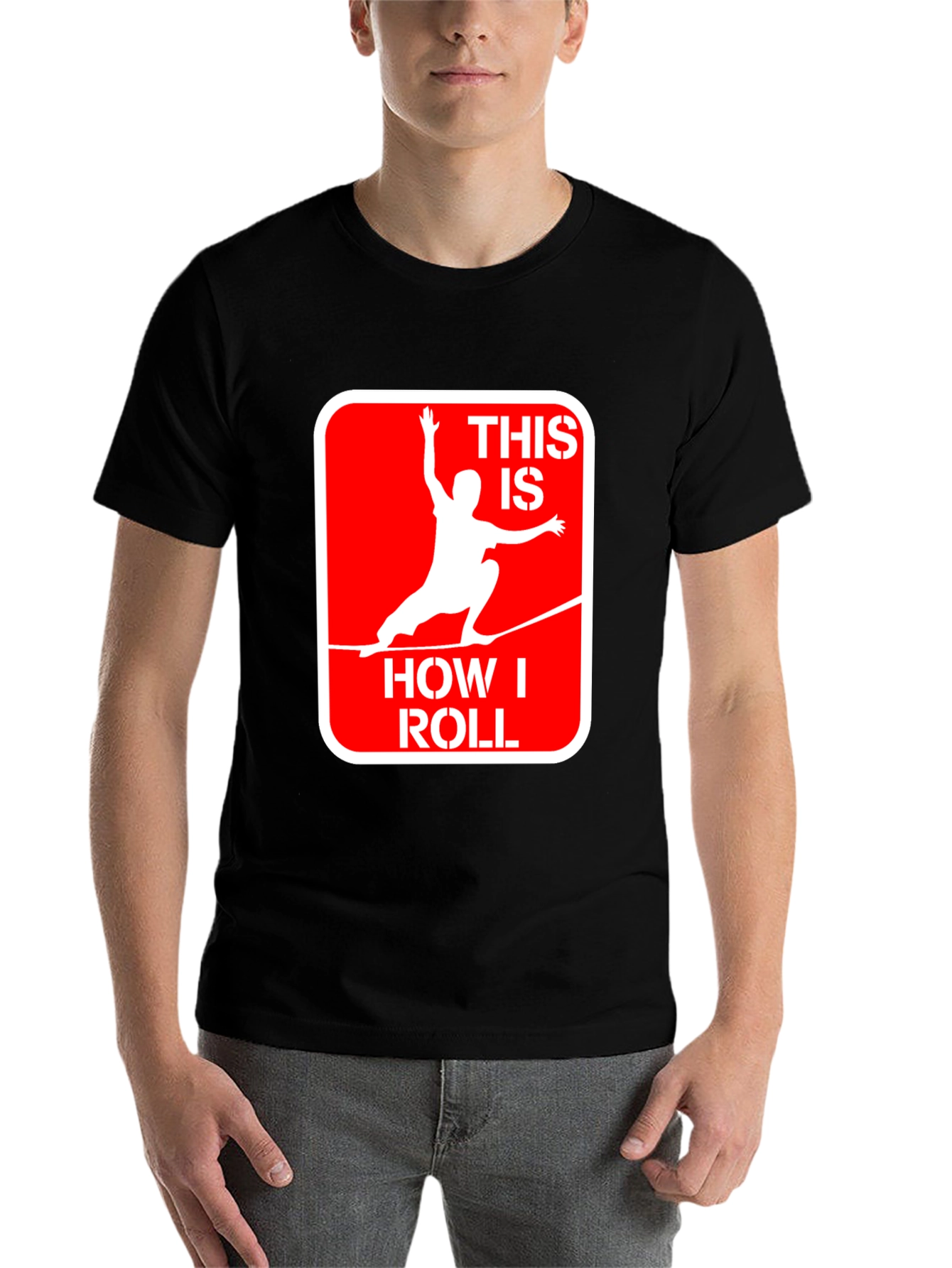 This Is How I Roll Slackline Graphic Tee